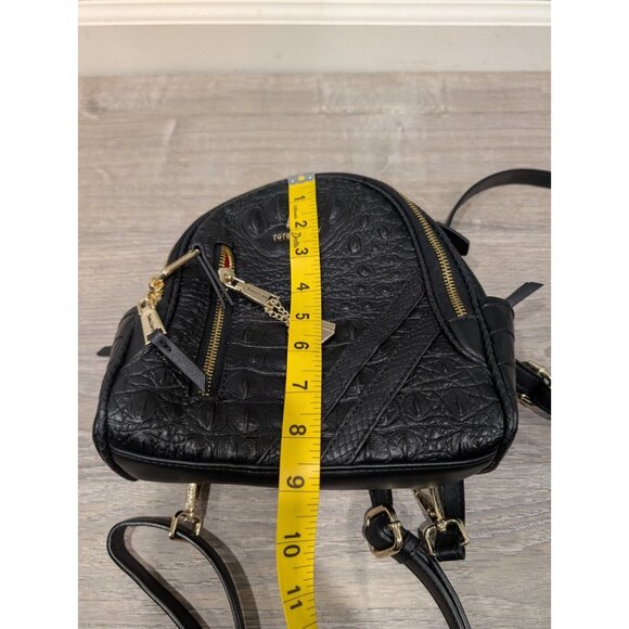 Tote & Carry Apollo 2 BFF Faux Leather Mini Backpack Crocodile Embossed Texture - Picture 11 of 16